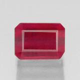 1.5 carat Pink Red Octagon Facet Ruby 7mm x 5.5mm