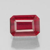 1.5 carat Pink Red Octagon Facet Ruby 7x5