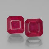 Click for Details 6mmx6mm Octagon Facet Ruby 3ct