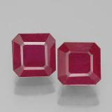 Click for Details 3 ct VS-SI Octagon Facet Ruby 6x6