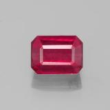 7x5mm Ruby 1.5ct Octagon Facet in Pink Red