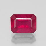 7x5mm Ruby 1.5ct Octagon Facet in Pink Red
