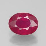 8mm x 6mm Oval Facet Ruby 2ct