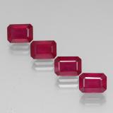 7x5 Octagon Facet Ruby 6ct