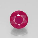 7mm Round Facet Ruby 2ct