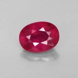2 ct VS-SI Oval Facet Ruby 8mm x 6