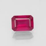 7mm x 5 Ruby 1.5ct Octagon Facet in Pink Red