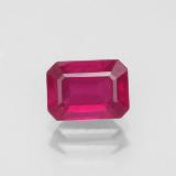 1.5 ct VS-SI Octagon Facet Ruby 7x5