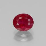 Click for Details 6x5mm Oval Facet Ruby 1ct