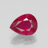 2 carat Pink Red Pear Facet Ruby 9x7