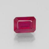 1.5 carat Pink Red Octagon Facet Ruby 7x5mm