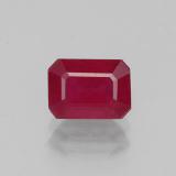 1.5 ct VS-SI Octagon Facet Ruby 7x5mm