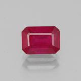 1.5 ct SI Octagon Facet Ruby 7x5