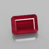2 carat Pink Red Octagon Facet Ruby 7mm x 5