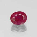 Click for Details 7.5x6mm Ruby 2ct Oval Facet in Pink Red