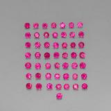 2mm Diamond-Cut Ruby 1ct