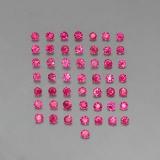 1.5mm Diamond-Cut Ruby 1.5ct