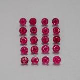 2 ct VS-SI Diamond-Cut Ruby 2.5mm