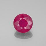 7 mm Round Facet Ruby 1.5ct
