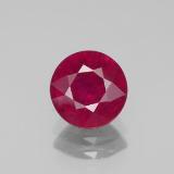 7mm Round Facet Ruby 2ct