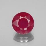 4 carat Pink Red Round Facet Ruby 9mm