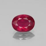 1.5 carat Pink Red Oval Facet Ruby 8x6mm