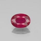 8mm x 6 Oval Facet Ruby 1.5ct