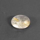 1.5 carat Golden Oval Cabochon Rutile Quartz 8x6mm