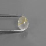 8.5mm x 6.5mm Rutile Quartz 1.5ct Oval Cabochon in Golden