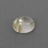 7.5mmx6mm Oval Cabochon Rutile Quartz 1.5ct