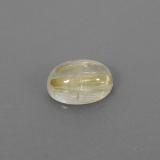 8.5x6 Rutile Quartz 1.5ct Oval Cabochon in Golden