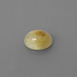 1.5 carat Golden Oval Cabochon Rutile Quartz 8mmx6mm