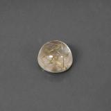 7mm Round Cabochon Rutile Quartz 2ct