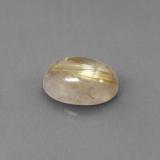 1.5 carat Golden Oval Cabochon Rutile Quartz 8.5mmx6.5mm