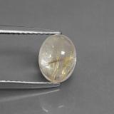 8mm x 6mm Oval Cabochon Rutile Quartz 1.5ct