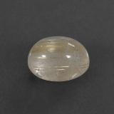 1.5 carat Golden Oval Cabochon Rutile Quartz 8x6.5mm