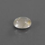 1.5 carat Golden Oval Cabochon Rutile Quartz 8mm x 6