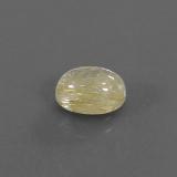1.5 carat Golden Oval Cabochon Rutile Quartz 8mmx6mm