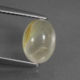 8.5x6.5 Oval Cabochon Rutile Quartz 1.5ct