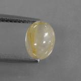 8mmx6mm Oval Cabochon Rutile Quartz 1.5ct