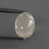 2 carat Golden Oval Cabochon Rutile Quartz 8.5x6.5mm