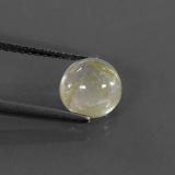 6.5mm Round Cabochon Rutile Quartz 1.5ct