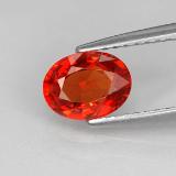 7mm x 5.5 Oval Facet Sapphire 1ct