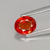 6.5x5 Oval Facet Sapphire 1ct