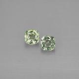 4.5x4 Sapphire 1ct Cushion Cut in Green