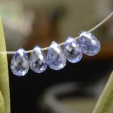 5.5mm Briolette with Hole Sapphire 3ct