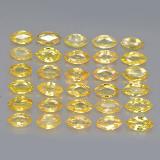 4mmx2mm Sapphire 4ct Marquise Facet in Yellow Golden