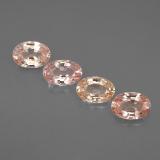2 carat Multicolor Oval Facet Sapphire 5.5x4