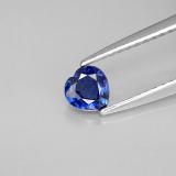 0.4 ct VS Heart Facet Sapphire 4.5x4.5