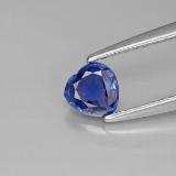 4.5x4.5 Heart Facet Sapphire 0.4ct